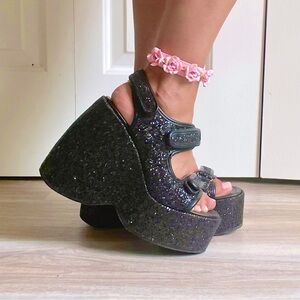 Sugar Thrillz for Dolls Kill Spiked Rosette Anklets Bracelets Armband